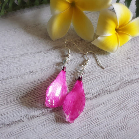 Pink Petal Earrings