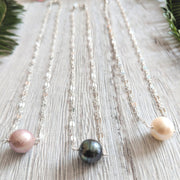 Sequin Pearl Necklace