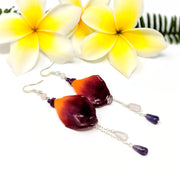 Rainbow Sorbet Petal Earrings
