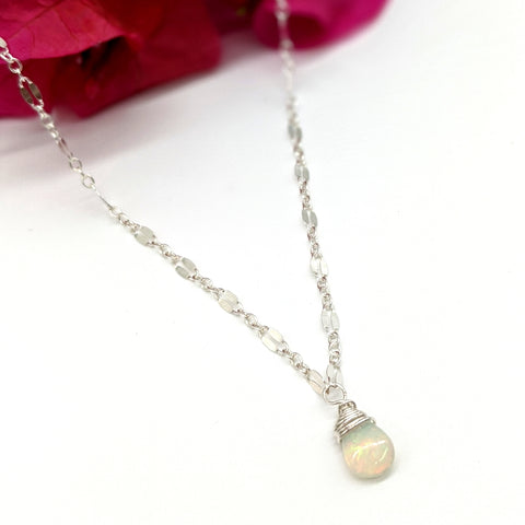 Lili`i Necklace - Ethiopian Opal