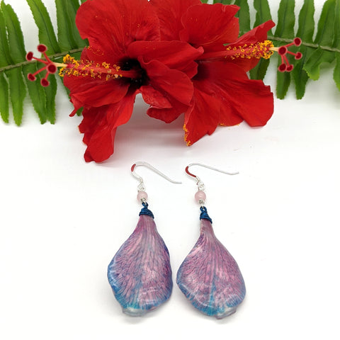Cotton Candy Petal Earrings
