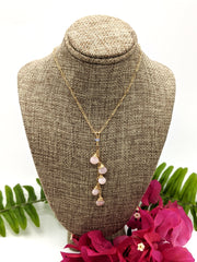 Venus Necklace - Pink Opal