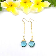 Aquamarine Drop Earrings