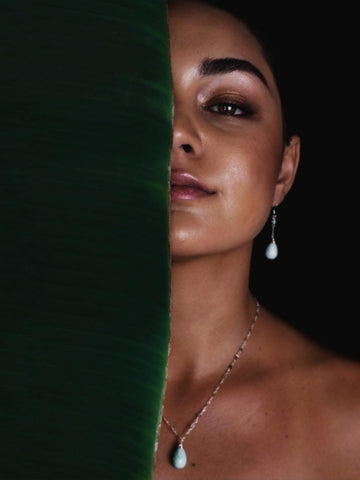 Opal Teardrop Earrings