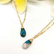 Lili`i Necklace - Turquoise and Copper