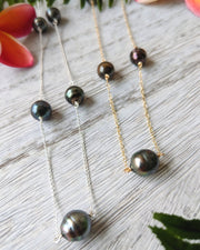 Nahenahe Necklace - Tahitian Pearls