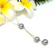 Hi`ilawe Necklace - Freshwater Pearls