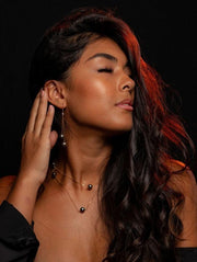 Māhealani Earrings - Tahitian Pearls